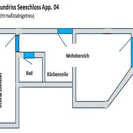 公寓 Seeschloss-app-04 塞巴特黑灵斯多夫
